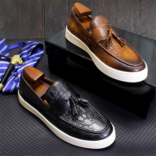 Men's Flat Casual Leather Shoes